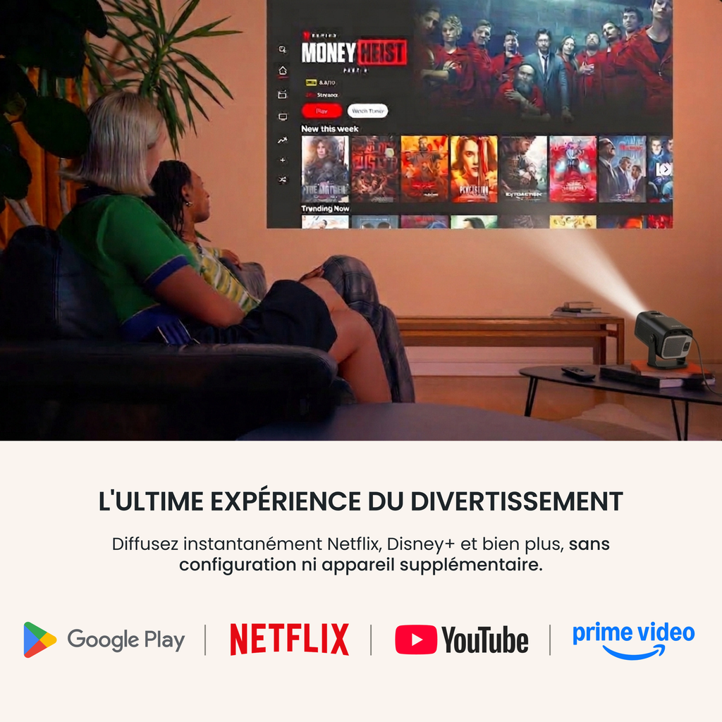 Projecteur Flex FHD - Votre cinéma privé, partout