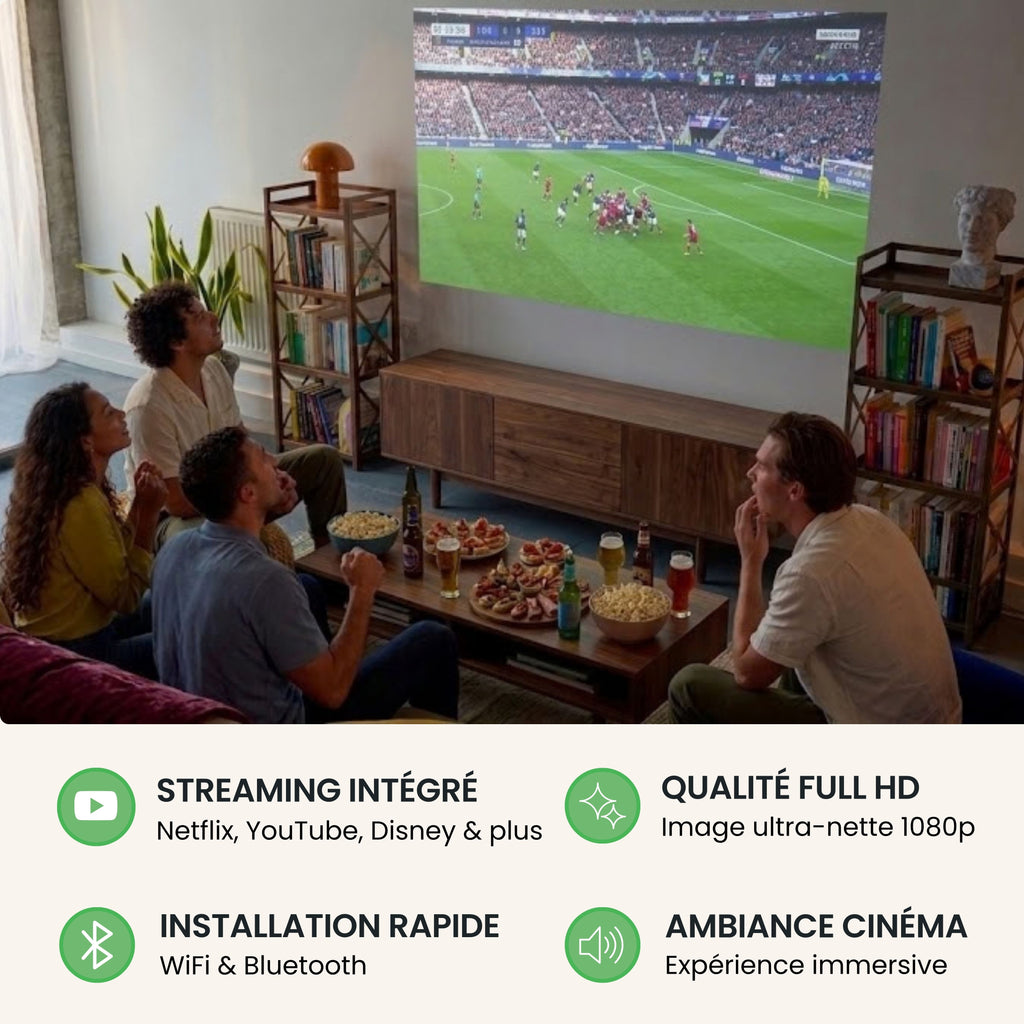 Projecteur Flex FHD - Votre cinéma privé, partout